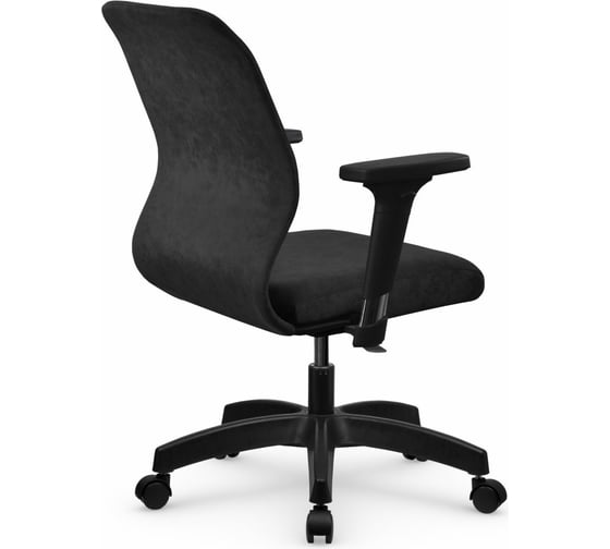 Кресло МЕТТА SU-Mr-4 Vivaldi подлокотник 200, основание 005, черный z313546155