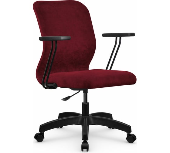 Кресло МЕТТА SU-Mr-4 Vivaldi подлокотник 109, основание 005, красный z313548289