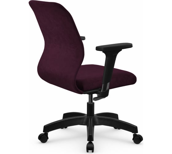Кресло МЕТТА SU-Mr-4 Vivaldi подлокотник 200, основание 001, сливовый z313546414