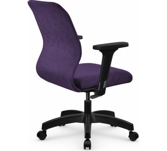 Кресло МЕТТА SU-Mr-4 Vivaldi подлокотник 200, основание 001, сиреневый z313546490