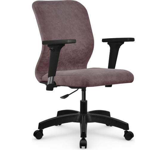 Кресло МЕТТА SU-Mr-4 Vivaldi подлокотник 200, основание 005, темно-розовый z313545141 1