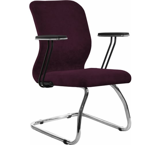 Кресло МЕТТА SU-Mr-4 Vivaldi подлокотник 110, основание 007, сливовый z313544557