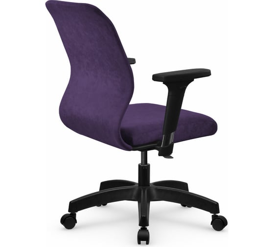 Кресло МЕТТА SU-Mr-4 Vivaldi подлокотник 200, основание 005, сиреневый z313549200