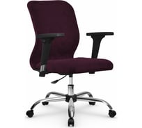 Кресло МЕТТА SU-Mr-4 Vivaldi подлокотник 200, основание 006, сливовый z313542072