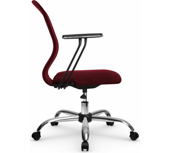 Кресло МЕТТА SU-Mr-4 Vivaldi подлокотник 110, основание 006, красный z313545981