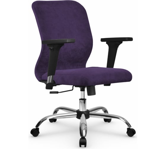 Кресло МЕТТА SU-Mr-4 Vivaldi подлокотник 200, основание 003, сиреневый z313549347 1