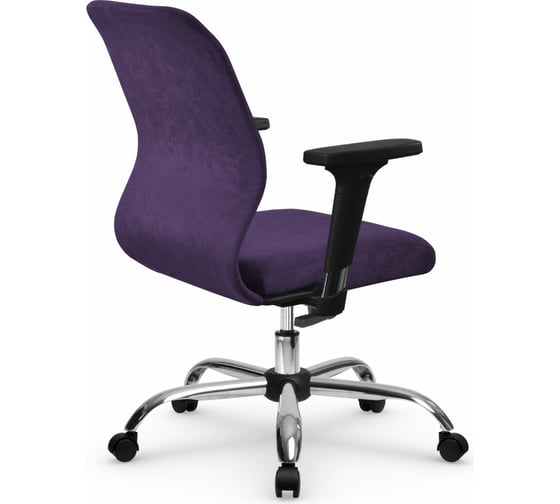 Кресло МЕТТА SU-Mr-4 Vivaldi подлокотник 200, основание 003, сиреневый z313549347