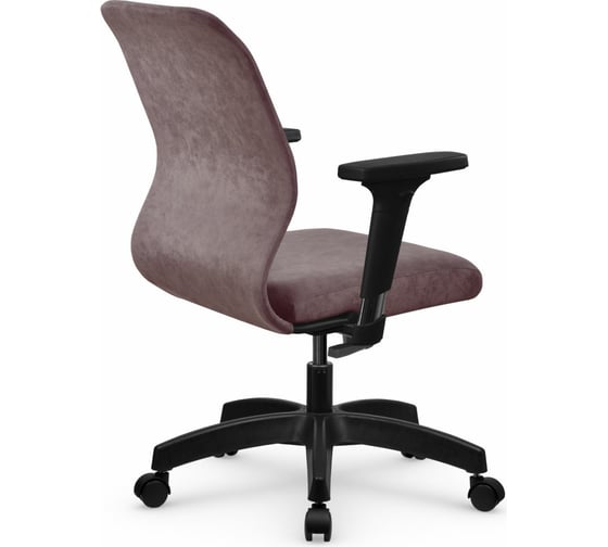 Кресло МЕТТА SU-Mr-4 Vivaldi подлокотник 200, основание 001, темно-розовый z313544601