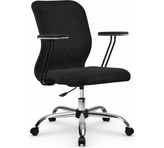 Кресло МЕТТА SU-Mr-4 Vivaldi подлокотник 110, основание 006, черный z313548753 1