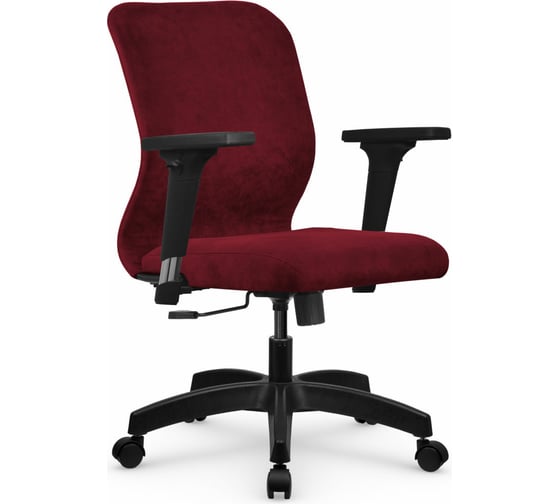 Кресло МЕТТА SU-Mr-4 Vivaldi подлокотник 200, основание 001, красный z313543529 1