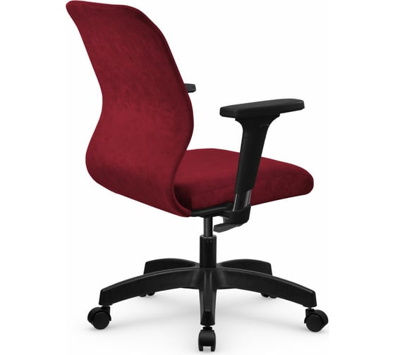 Кресло МЕТТА SU-Mr-4 Vivaldi подлокотник 200, основание 001, красный z313543529
