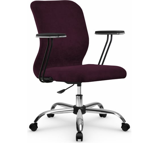 Кресло МЕТТА SU-Mr-4 Vivaldi подлокотник 110, основание 006, сливовый z313547558 1