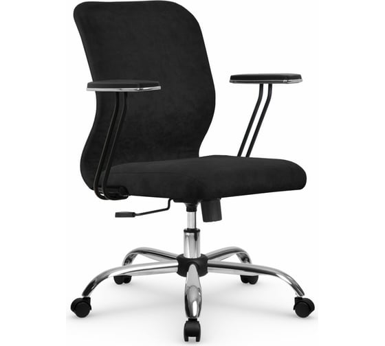 Кресло МЕТТА SU-Mr-4 Vivaldi подлокотник 110, основание 003, черный z313546728 1