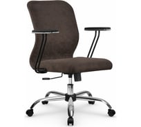 Кресло МЕТТА SU-Mr-4 Vivaldi подлокотник 110, основание 003, темно-коричневый z313549712