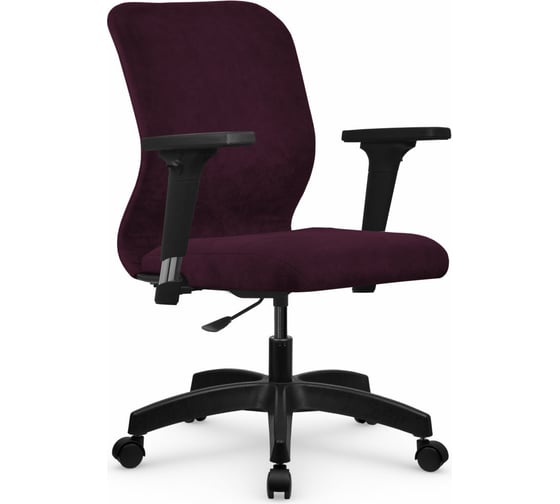 Кресло МЕТТА SU-Mr-4 Vivaldi подлокотник 200, основание 005, сливовый z313544618