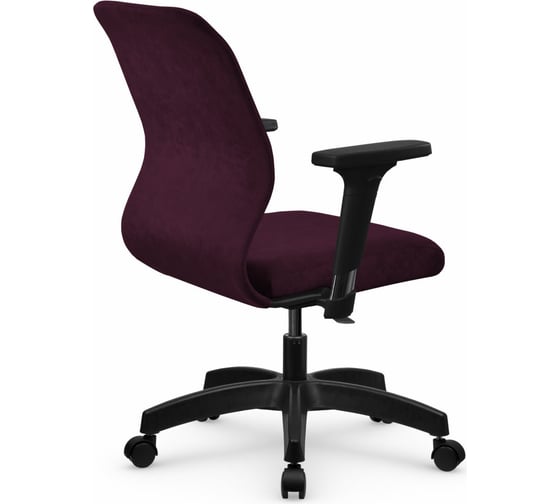 Кресло МЕТТА SU-Mr-4 Vivaldi подлокотник 200, основание 005, сливовый z313544618