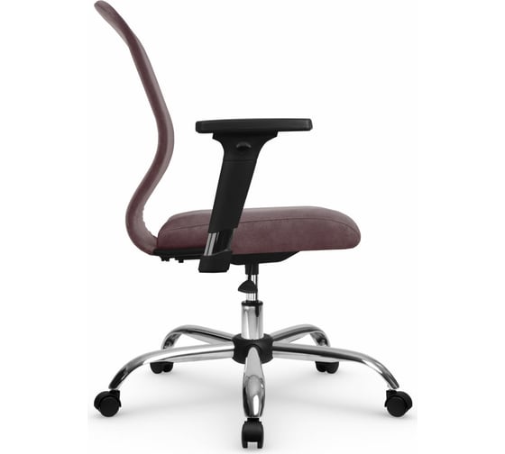 Кресло МЕТТА SU-Mr-4 Vivaldi подлокотник 200, основание 006, темно-розовый z313547497