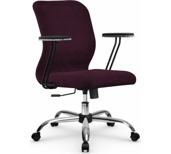 Кресло МЕТТА SU-Mr-4 Vivaldi подлокотник 110, основание 003, сливовый z313544472