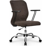 Кресло МЕТТА SU-Mr-4 Vivaldi подлокотник 109, основание 006, темно-коричневый z313549774