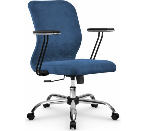 Кресло МЕТТА SU-Mr-4 Vivaldi подлокотник 110, основание 003, светло-синий z313545745 1