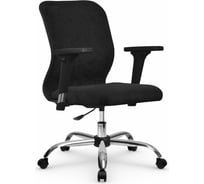 Кресло МЕТТА SU-Mr-4 Vivaldi подлокотник 200, основание 006, черный z313549408