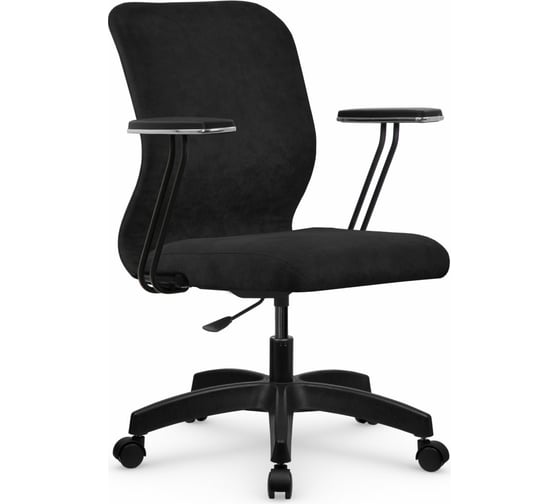 Кресло МЕТТА SU-Mr-4 Vivaldi подлокотник 110, основание 005, черный z313549873 1