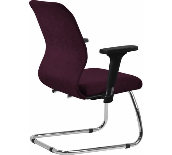 Кресло МЕТТА SU-Mr-4 Vivaldi подлокотник 200, основание 007, сливовый z313544427
