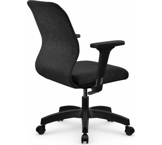 Кресло МЕТТА SU-Mr-4 Vivaldi подлокотник 200, основание 001, черный z313542324
