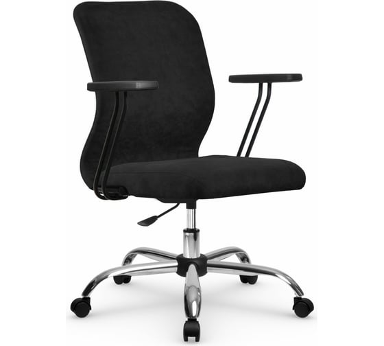 Кресло МЕТТА SU-Mr-4 Vivaldi подлокотник 109, основание 006, черный z313544861 1