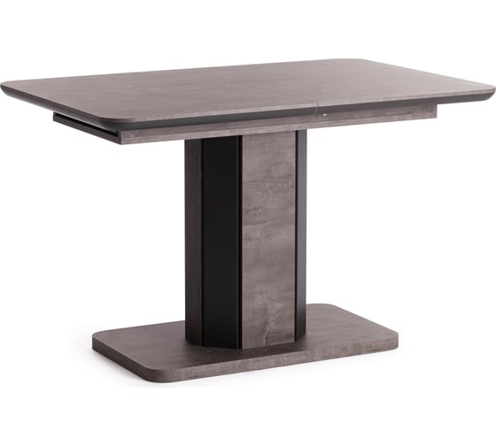 Стол обеденный Tetchair SKAT ЛДСП/МДФ, 120-160x80x75 см, Оникс/Графит 18956