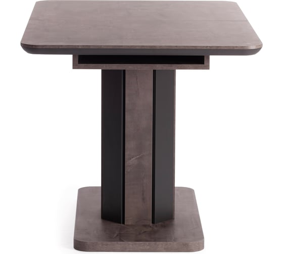 Стол обеденный Tetchair SKAT ЛДСП/МДФ, 120-160x80x75 см, Оникс/Графит 18956