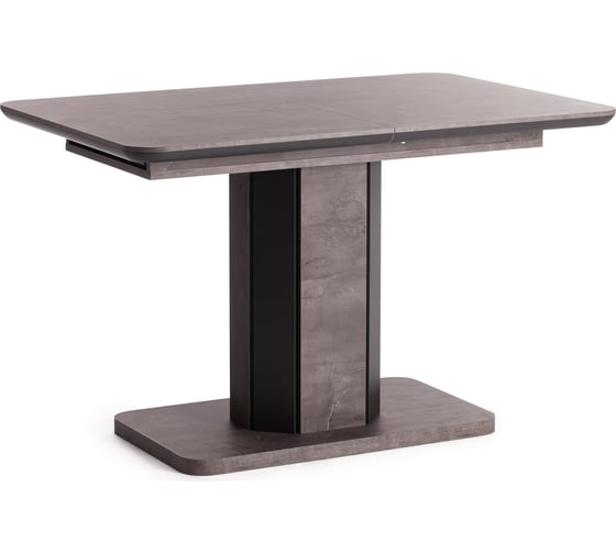 Стол обеденный Tetchair SKAT ЛДСП/МДФ, 120-160x80x75 см, Оникс/Графит 18956