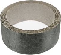 Кромка Союз 45 мм с клеем, Мрамор Лацио черный К2343М