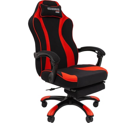 Игровое кресло CHAIRMAN Game 35 ткань черный, красный 00-07089915
