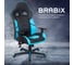 Компьютерное кресло BRABIX Storm GM-006, регулируемые подлокотники, экокожа, черное/голубое 532501 2