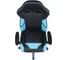Компьютерное кресло BRABIX Storm GM-006, регулируемые подлокотники, экокожа, черное/голубое 532501 12