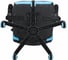 Компьютерное кресло BRABIX Storm GM-006, регулируемые подлокотники, экокожа, черное/голубое 532501 13