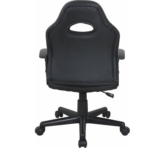 Компьютерное кресло BRABIX Spark GM-201, экокожа, черное/голубое 532505