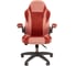 Игровое кресло CHAIRMAN Game 55 велюр розовый, бордо 00-07083615 2