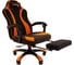 Игровое кресло CHAIRMAN Game 35 ткань черный, оранжевый 00-07089917 1