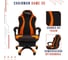 Игровое кресло CHAIRMAN Game 35 ткань черный, оранжевый 00-07089917 2