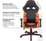 Компьютерное кресло BRABIX Storm GM-006, регулируемые подлокотники, экокожа, черное/оранжевое 532502 6