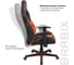 Компьютерное кресло BRABIX Storm GM-006, регулируемые подлокотники, экокожа, черное/оранжевое 532502 8
