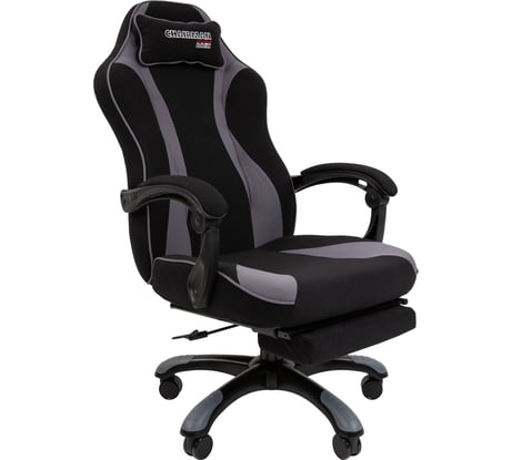 Игровое кресло CHAIRMAN Game 35 ткань черный, серый 00-07089918
