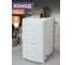 Трехсекционный комод Violet Ротанг белый 35606 2