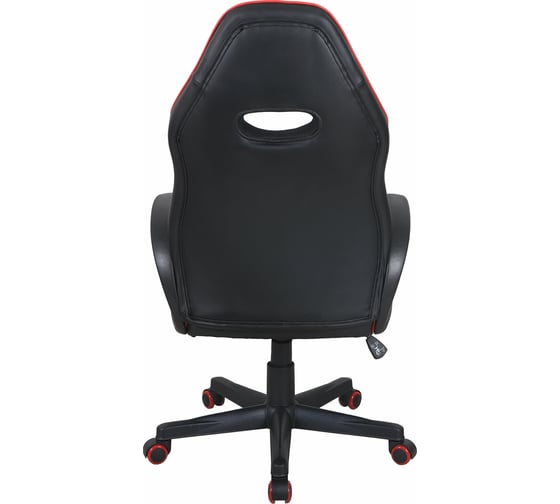 Компьютерное кресло BRABIX Flame GM-004, экокожа, черное/красное 532499