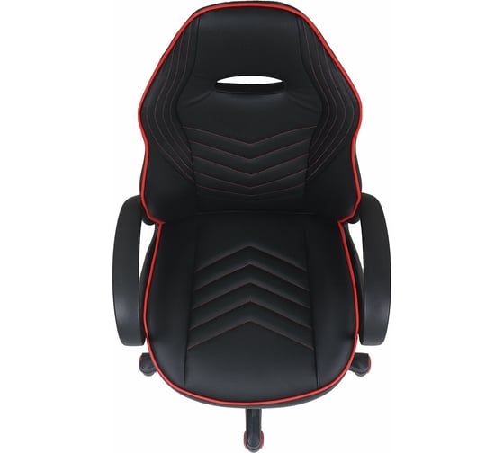 Компьютерное кресло BRABIX Flame GM-004, экокожа, черное/красное 532499
