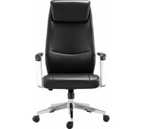 Офисное кресло BRABIX PREMIUM Jazz EX-757, синхромеханизм, алюминий, экокожа, черное 532489