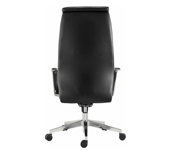 Офисное кресло BRABIX PREMIUM Jazz EX-757, синхромеханизм, алюминий, экокожа, черное 532489