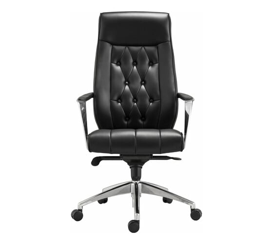 Офисное кресло BRABIX PREMIUM Sonata EX-754, мультиблок, алюминий, экокожа, черное 532491